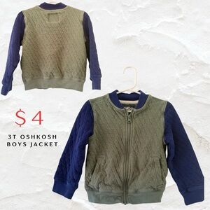 OshKosh B'gosh Boys Jacket - Green and Blue